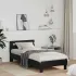 Cadru de pat Stejar Negru 75 x 190 cm Lemn compozit GartenMobel Dekor