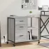 Dulap de birou sonoma gri 76 x 41 x 72 cm Lemn compozit GartenMobel Dekor