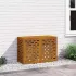 Husă pentru aer condiționat Negru 90 x 40 x 60 cm Oțel GartenMobel Dekor