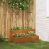 Vază pentru Grădină Alb 100 x 60 x 45 cm Oțel laminat la rece GartenMobel Dekor