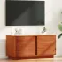 Comodă TV, gri, 80x35x40,5 cm, lemn masiv de pin GartenMobel Dekor