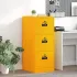 Dulap pentru Fișiere cu sertar Galben muștar 44 x 50 x 106.5 cm GartenMobel Dekor