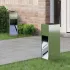 Lampa de parcurs LED solar 2 pcs Verde măsliniu GartenMobel Dekor