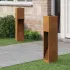 Lampa de parcurs LED solar 2 pcs Antracit Oțel laminat la rece GartenMobel Dekor