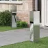 Lampa de parcurs LED solar 2 pcs Antracit Oțel laminat la rece GartenMobel Dekor