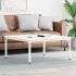 Masă de cafea Alb 100 x 100 x 45 cm Lemn de pin masiv GartenMobel Dekor