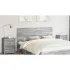 Tăblie cap cu headboard Gri din beton 180 cm Lemn compozit GartenMobel Dekor
