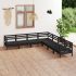 Set mobilier de grădină, 7 piese, alb, lemn masiv de pin GartenMobel Dekor