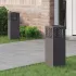 Lumină LED Solară pentru Alei Herringbone 2 pcs Antracit GartenMobel Dekor