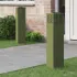 Lumină LED Solară pentru Alei 2 pcs Alb Oțel laminat la rece GartenMobel Dekor