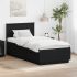 Cadru de pat cu headboard Negru 100 x 200 cm Lemn compozit GartenMobel Dekor