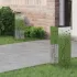 Lumină LED Solară pentru Alei 2 pcs Verde măsliniu GartenMobel Dekor