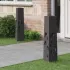 Lumină LED Solară pentru Alei 2 pcs Oţel inoxidabil GartenMobel Dekor