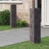 Lumină LED Solară pentru Alei 2 pcs Antracit GartenMobel Dekor
