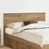 Tăblie cap cu headboard Gri din beton 140 cm Lemn compozit GartenMobel Dekor