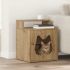 Casa pentru pisici Beton 42,5 x 40 x 53,5 cm Lemn compozit GartenMobel Dekor