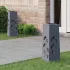 Lumină LED Solară pentru Alei 2 pcs Oţel inoxidabil GartenMobel Dekor