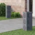 Lumină LED Solară pentru Alei 2 pcs Verde măsliniu GartenMobel Dekor