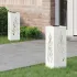 Lumină LED Solară pentru Alei 2 pcs Verde măsliniu GartenMobel Dekor