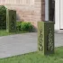 Lumină LED Solară pentru Alei 2 pcs Verde măsliniu GartenMobel Dekor