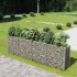 Strat înălțat gabion, 180 x 50 x 50 cm, oțel galvanizat GartenMobel Dekor