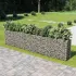 Strat înălțat gabion, 180 x 50 x 50 cm, oțel galvanizat GartenMobel Dekor