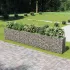 Strat înălțat gabion, 180 x 50 x 50 cm, oțel galvanizat GartenMobel Dekor