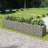 Strat înălțat gabion, 180 x 50 x 50 cm, oțel galvanizat GartenMobel Dekor