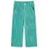 Pantaloni de copii din velur, verde mentă, 104 GartenMobel Dekor