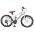 Bicicletă Montană 20 Inci 6-Speed pentru 5-8 ani Alb GartenMobel Dekor