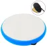 Saltea gimnastică gonflabilă cu pompă albastru 100x100x10cm PVC GartenMobel Dekor