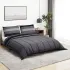 Set cu husă de pilotă, gri închis, 225x220 cm, bumbac GartenMobel Dekor