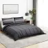 Set cu husă de pilotă, gri închis, 200x220 cm, bumbac GartenMobel Dekor