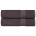 Prosoape de baie, FROGN, 2 buc., antracit, 100x150 cm, 360 g/m² GartenMobel Dekor