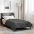 Duvet complet pe tot parcursul anului Negru 220 x 155 cm GartenMobel Dekor
