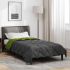 Duvet complet pe tot parcursul anului Negru 220 x 135 cm GartenMobel Dekor