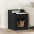 Casa pentru pisici Gri Sonoma 42,5 x 40 x 52,5 cm Lemn compozit GartenMobel Dekor