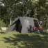 Cort cu dome cu acoperiș albastru 397 x 304 x 193 cm GartenMobel Dekor