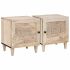 Dulap de noapte 2 pcs Maro deschis 40 x 33 x 46 cm GartenMobel Dekor