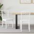 Scaune de dining 2 pcs Alb 50 x 52,5 x 91 cm GartenMobel Dekor
