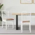 Scaune de dining 2 pcs Alb 50 x 52,5 x 91 cm GartenMobel Dekor