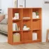 Bibliotecă/Separator cameră alb 104x33,5x110 cm lemn masiv pin GartenMobel Dekor