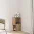 Dulap de colț Alb 25,5x25x55cm Lemn compozit GartenMobel Dekor