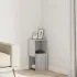 Dulap de colț Alb 25,5x25x55cm Lemn compozit GartenMobel Dekor