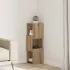 Dulap de colț Alb 25,5x25x80cm Lemn compozit GartenMobel Dekor
