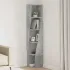 Dulap de colț Alb 27,5x27x140cm Lemn compozit GartenMobel Dekor