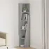 Dulap de colț Alb 27,5x27x140cm Lemn compozit GartenMobel Dekor