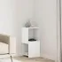 Dulap de colț Alb 30,5x30x65cm Lemn compozit GartenMobel Dekor