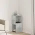 Dulap de colț Alb 30,5x30x65cm Lemn compozit GartenMobel Dekor
