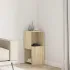 Dulap de colț Alb 30,5x30x65cm Lemn compozit GartenMobel Dekor